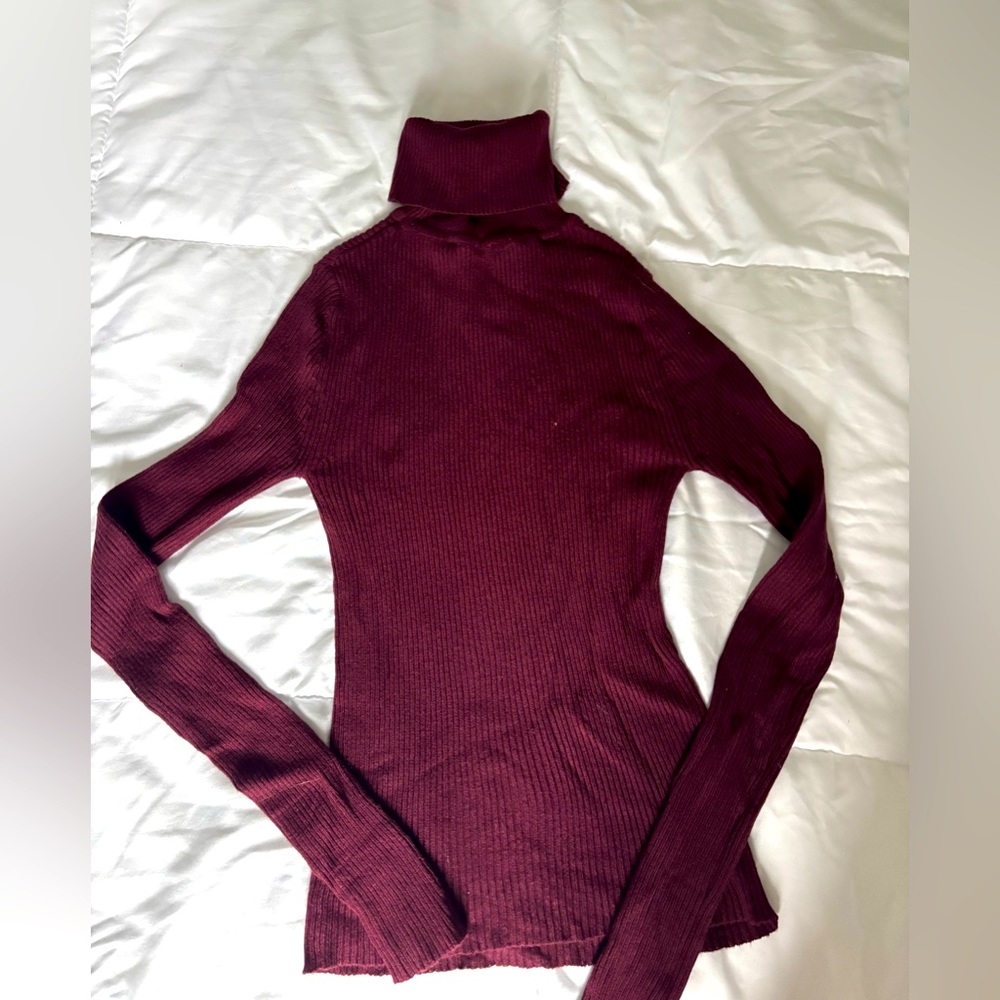Bluenotes Maroon Knit Sweater